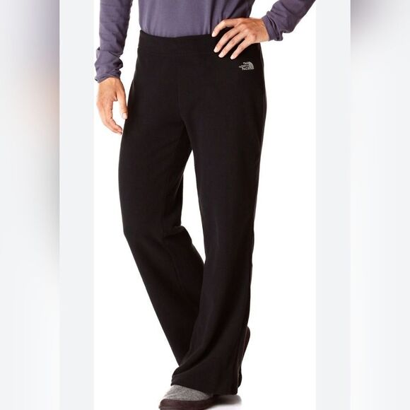 The north face black microvelour fleece pants - Picture 2 of 10